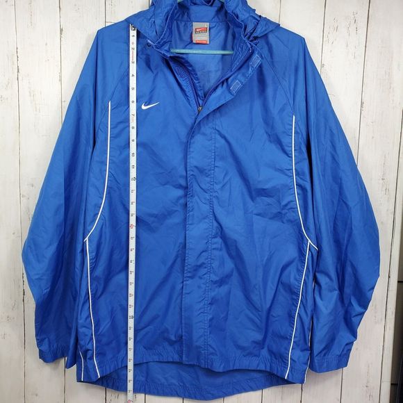 Nike Storm Fit Rain Jacket Brazilia Windbreaker Men's Large Royal Blue - Picture 5 of 16